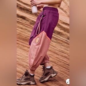 Free People Freeflow Pants. NWT. Deep mulberry